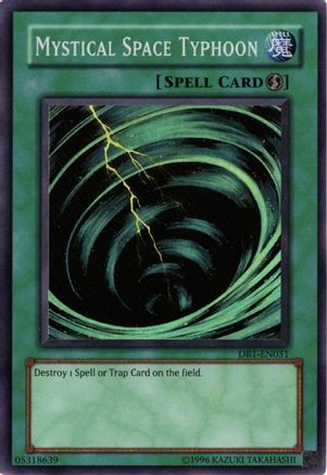 Mystical Space Typhoon (DB1-EN031) - Dark Beginning 1 Unlimited - Premium Yugioh Single from Konami - Just $13.75! Shop now at Game Crave Tournament Store