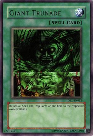 Giant Trunade (DB1-EN032) - Dark Beginning 1 Unlimited - Premium Yugioh Single from Konami - Just $2.50! Shop now at Game Crave Tournament Store