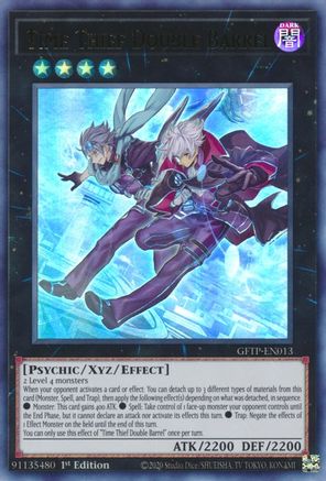 Time Thief Double Barrel (GFTP-EN013) - Ghosts From the Past 1st Edition - Premium Yugioh Single from Konami - Just $0.46! Shop now at Game Crave Tournament Store