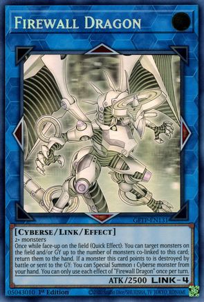 Firewall Dragon (Ghost Rare) (GFTP-EN131) - Ghosts From the Past 1st Edition - Premium Yugioh Single from Konami - Just $27.45! Shop now at Game Crave Tournament Store