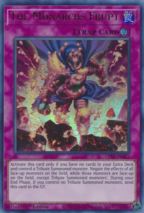The Monarchs Erupt (GFTP-EN121) - Ghosts From the Past 1st Edition - Premium Yugioh Single from Konami - Just $0.50! Shop now at Game Crave Tournament Store