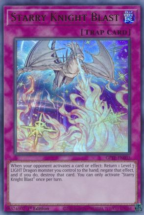 Starry Knight Blast (GFTP-EN035) - Ghosts From the Past 1st Edition - Premium Yugioh Single from Konami - Just $0.25! Shop now at Game Crave Tournament Store