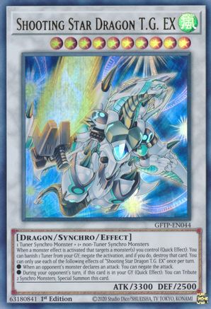 Shooting Star Dragon T.G. EX (GFTP-EN044) - Ghosts From the Past 1st Edition - Premium Yugioh Single from Konami - Just $0.13! Shop now at Game Crave Tournament Store