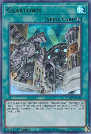 Geartown (GFTP-EN108) - Ghosts From the Past 1st Edition - Premium Yugioh Single from Konami - Just $0.30! Shop now at Game Crave Tournament Store
