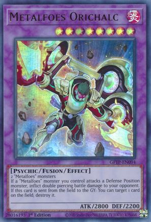 Metalfoes Orichalc (GFTP-EN094) - Ghosts From the Past 1st Edition - Premium Yugioh Single from Konami - Just $0.25! Shop now at Game Crave Tournament Store