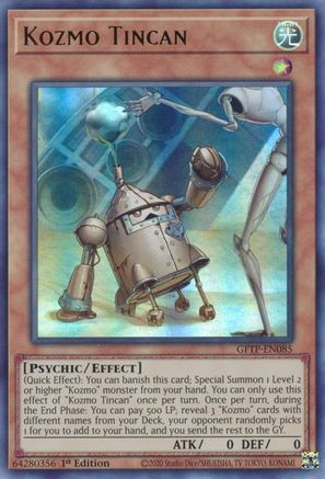 Kozmo Tincan (GFTP-EN085) - Ghosts From the Past 1st Edition - Premium Yugioh Single from Konami - Just $0.09! Shop now at Game Crave Tournament Store