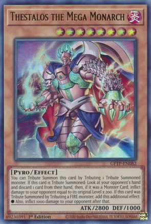 Thestalos the Mega Monarch (GFTP-EN082) - Ghosts From the Past 1st Edition - Premium Yugioh Single from Konami - Just $0.29! Shop now at Game Crave Tournament Store