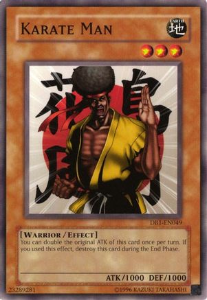 Karate Man (DB1-EN049) - Dark Beginning 1 Unlimited - Premium Yugioh Single from Konami - Just $0.25! Shop now at Game Crave Tournament Store