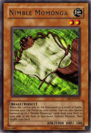 Nimble Momonga (DB1-EN051) - Dark Beginning 1 Unlimited - Premium Yugioh Single from Konami - Just $0.59! Shop now at Game Crave Tournament Store