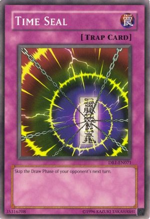Time Seal (DB1-EN071) - Dark Beginning 1 Unlimited - Premium Yugioh Single from Konami - Just $0.32! Shop now at Game Crave Tournament Store