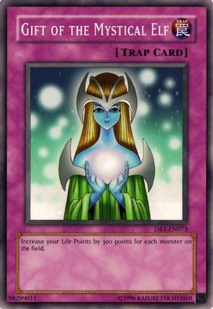 Gift of The Mystical Elf (DB1-EN073) - Dark Beginning 1 Unlimited - Premium Yugioh Single from Konami - Just $0.25! Shop now at Game Crave Tournament Store