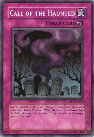Call Of The Haunted (DB1-EN076) - Dark Beginning 1 Unlimited - Premium Yugioh Single from Konami - Just $3.89! Shop now at Game Crave Tournament Store