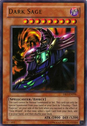 Dark Sage (DB1-EN096) - Dark Beginning 1 Unlimited - Premium Yugioh Single from Konami - Just $26.85! Shop now at Game Crave Tournament Store