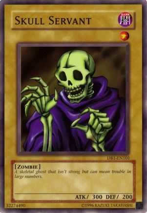 Skull Servant (DB1-EN101) - Dark Beginning 1 Unlimited - Premium Yugioh Single from Konami - Just $1.03! Shop now at Game Crave Tournament Store