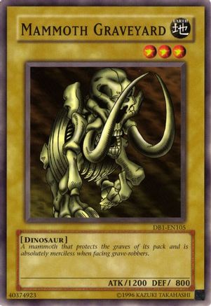 Mammoth Graveyard (DB1-EN105) - Dark Beginning 1 Unlimited - Premium Yugioh Single from Konami - Just $0.25! Shop now at Game Crave Tournament Store