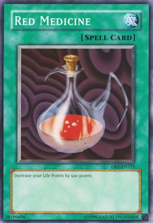 Red Medicine (DB1-EN115) - Dark Beginning 1 Unlimited - Premium Yugioh Single from Konami - Just $0.23! Shop now at Game Crave Tournament Store