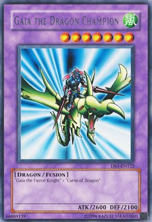 Gaia the Dragon Champion (DB1-EN122) - Dark Beginning 1 Unlimited - Premium Yugioh Single from Konami - Just $1.01! Shop now at Game Crave Tournament Store