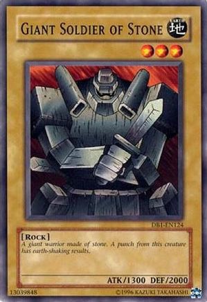 Giant Soldier of Stone (DB1-EN124) - Dark Beginning 1 Unlimited - Premium Yugioh Single from Konami - Just $0.25! Shop now at Game Crave Tournament Store