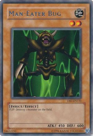 Man-Eater Bug (DB1-EN131) - Dark Beginning 1 Unlimited - Premium Yugioh Single from Konami - Just $0.44! Shop now at Game Crave Tournament Store