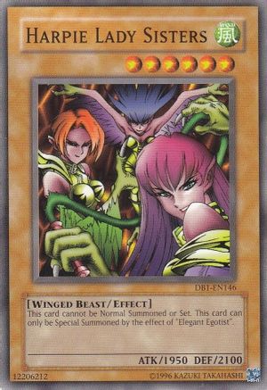 Harpie Lady Sisters (DB1-EN146) - Dark Beginning 1 Unlimited - Premium Yugioh Single from Konami - Just $0.26! Shop now at Game Crave Tournament Store
