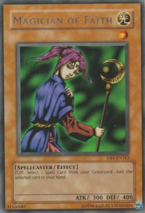 Magician of Faith (DB1-EN163) - Dark Beginning 1 Unlimited - Premium Yugioh Single from Konami - Just $1.31! Shop now at Game Crave Tournament Store
