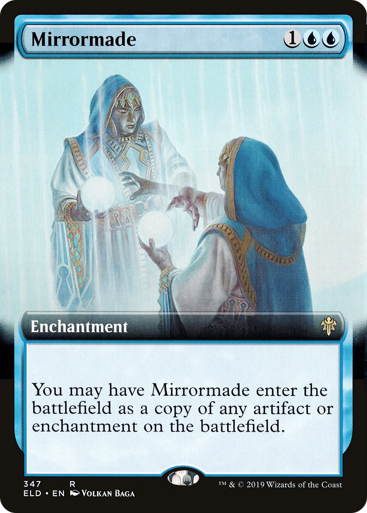 Mirrormade (ELD-347) - Throne of Eldraine: (Extended Art) Foil - Premium MTG Single from Wizards of the Coast - Just $13.21! Shop now at Game Crave Tournament Store