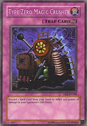 Type Zero Magic Crusher (DB1-EN188) - Dark Beginning 1 Unlimited - Premium Yugioh Single from Konami - Just $0.25! Shop now at Game Crave Tournament Store