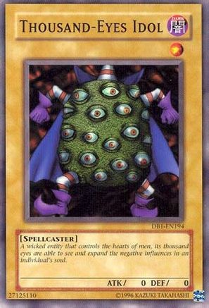 Thousand-Eyes Idol (DB1-EN194) - Dark Beginning 1 Unlimited - Premium Yugioh Single from Konami - Just $0.41! Shop now at Game Crave Tournament Store