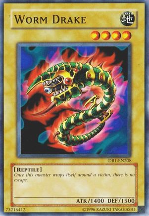 Worm Drake (DB1-EN208) - Dark Beginning 1 Unlimited - Premium Yugioh Single from Konami - Just $0.25! Shop now at Game Crave Tournament Store