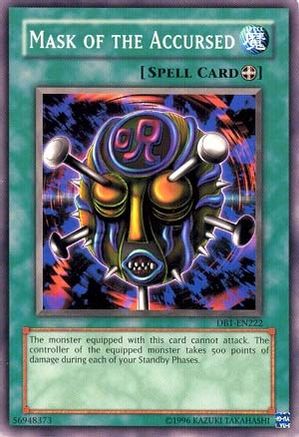 Mask of the Accursed (DB1-EN222) - Dark Beginning 1 Unlimited - Premium Yugioh Single from Konami - Just $0.42! Shop now at Game Crave Tournament Store