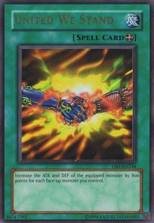 United We Stand (DB1-EN244) - Dark Beginning 1 Unlimited - Premium Yugioh Single from Konami - Just $7.12! Shop now at Game Crave Tournament Store
