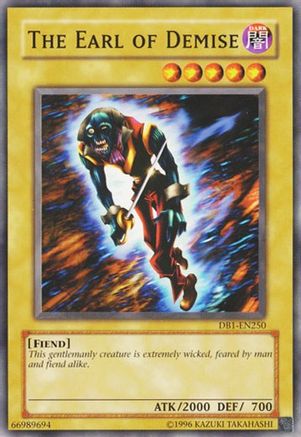 The Earl of Demise (DB1-EN250) - Dark Beginning 1 Unlimited - Premium Yugioh Single from Konami - Just $0.38! Shop now at Game Crave Tournament Store