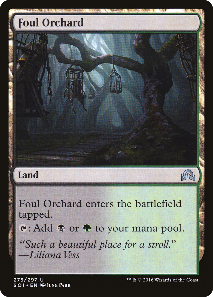 Foul Orchard (SOI-275) - Shadows over Innistrad Foil - Premium MTG Single from Wizards of the Coast - Just $0.14! Shop now at Game Crave Tournament Store