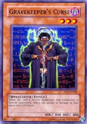 Gravekeeper's Curse (DR1-EN008) - Dark Revelation Volume 1 Unlimited - Premium Yugioh Single from Konami - Just $0.25! Shop now at Game Crave Tournament Store