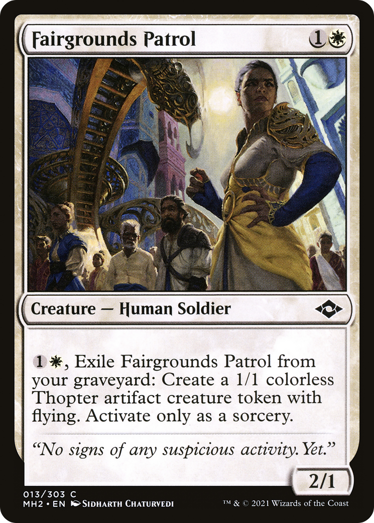Fairgrounds Patrol (MH2-013) - Modern Horizons 2 - Premium MTG Single from Wizards of the Coast - Just $0.18! Shop now at Game Crave Tournament Store