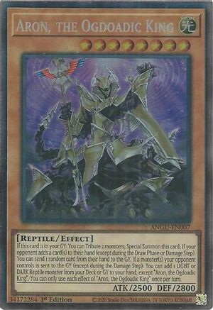 Aron, the Ogdoadic King (CR) (ANGU-EN007) - Ancient Guardians 1st Edition - Premium Yugioh Single from Konami - Just $5.05! Shop now at Game Crave Tournament Store