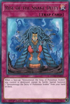 Rise of the Snake Deity (ANGU-EN059) - Ancient Guardians 1st Edition - Premium Yugioh Single from Konami - Just $0.08! Shop now at Game Crave Tournament Store