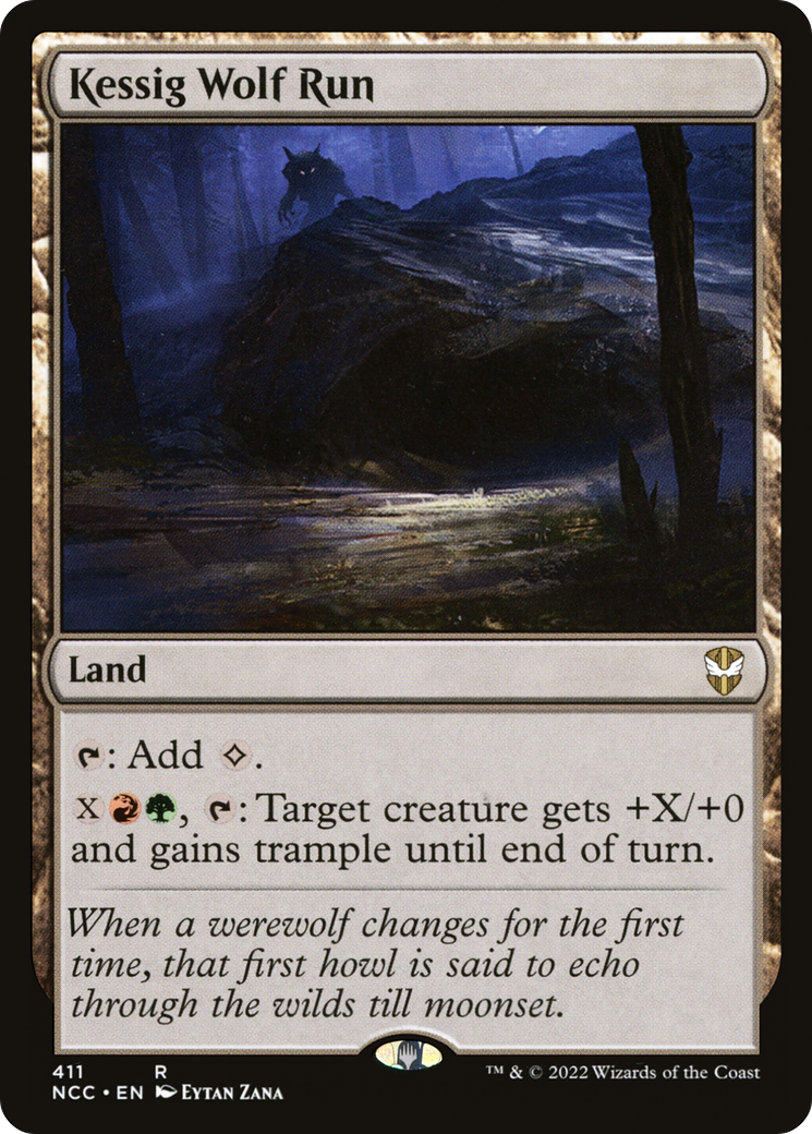 Kessig Wolf Run (NCC-411) - New Capenna Commander - Premium MTG Single from Wizards of the Coast - Just $0.08! Shop now at Game Crave Tournament Store