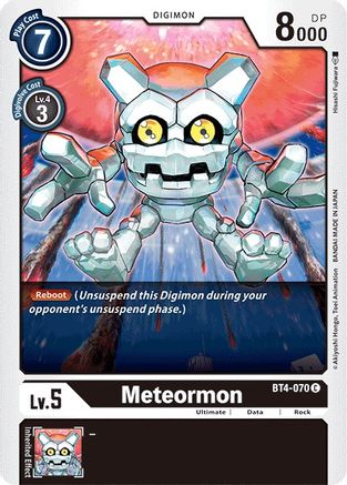 Meteormon (BT4-070) - Great Legend - Premium Digimon Single from Bandai - Just $0.08! Shop now at Game Crave Tournament Store