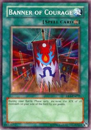 Banner of Courage (DR1-EN037) - Dark Revelation Volume 1 Unlimited - Premium Yugioh Single from Konami - Just $0.08! Shop now at Game Crave Tournament Store