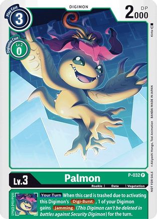 Palmon - P-032 (P-032) - Digimon Promotion Cards Foil - Premium Digimon Single from Bandai - Just $0.28! Shop now at Game Crave Tournament Store