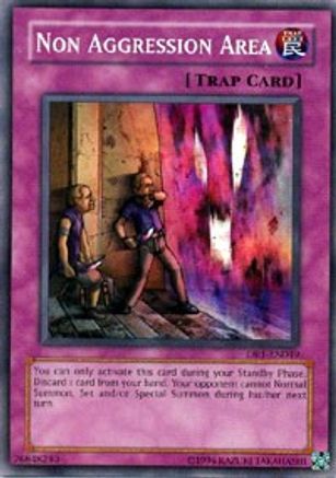 Non Aggression Area (DR1-EN049) - Dark Revelation Volume 1 Unlimited - Premium Yugioh Single from Konami - Just $0.32! Shop now at Game Crave Tournament Store