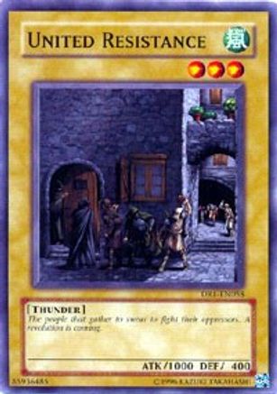 United Resistance (DR1-EN058) - Dark Revelation Volume 1 Unlimited - Premium Yugioh Single from Konami - Just $0.25! Shop now at Game Crave Tournament Store