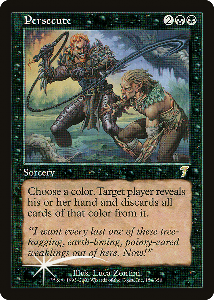 Persecute (7ED-154★) - Seventh Edition Foil - Premium MTG Single from Wizards of the Coast - Just $56.40! Shop now at Game Crave Tournament Store