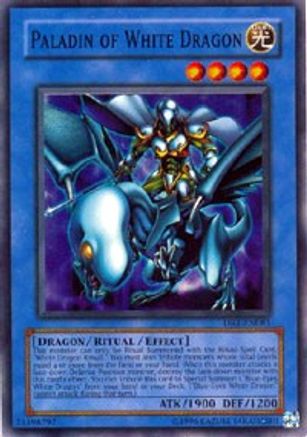 Paladin of White Dragon (DR1-EN081) - Dark Revelation Volume 1 Unlimited - Premium Yugioh Single from Konami - Just $5.94! Shop now at Game Crave Tournament Store