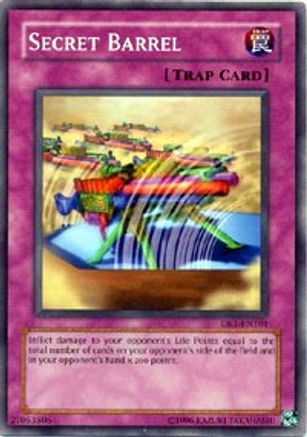 Secret Barrel (DR1-EN101) - Dark Revelation Volume 1 Unlimited - Premium Yugioh Single from Konami - Just $1.29! Shop now at Game Crave Tournament Store