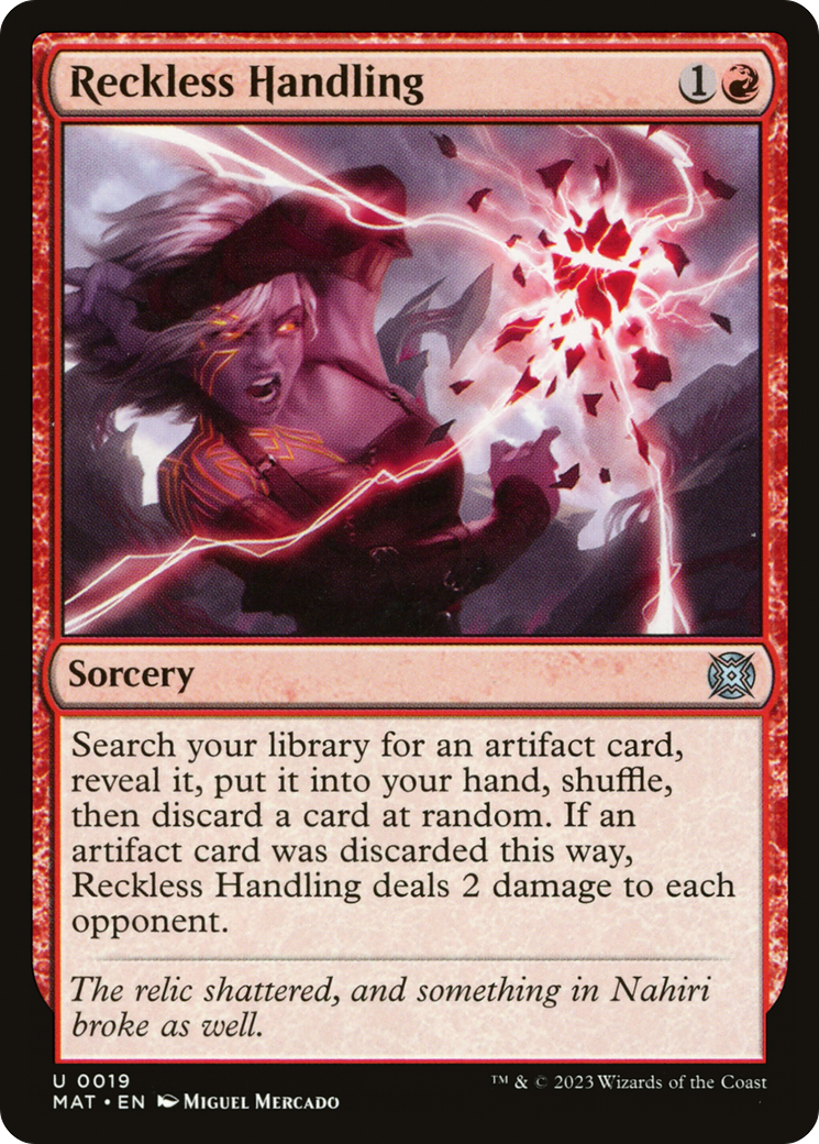 Reckless Handling (MAT-019) - March of the Machine: The Aftermath - Premium MTG Single from Wizards of the Coast - Just $0.08! Shop now at Game Crave Tournament Store