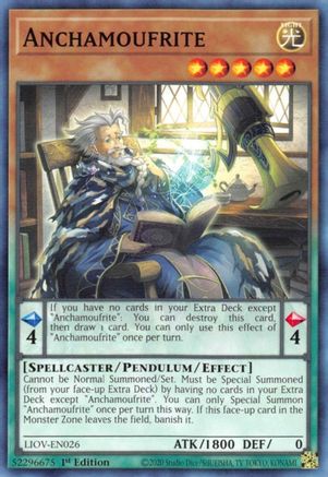 Anchamoufrite (LIOV-EN026) - Lightning Overdrive 1st Edition - Premium Yugioh Single from Konami - Just $0.25! Shop now at Game Crave Tournament Store