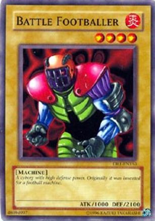 Battle Footballer (DR1-EN163) - Dark Revelation Volume 1 Unlimited - Premium Yugioh Single from Konami - Just $0.24! Shop now at Game Crave Tournament Store