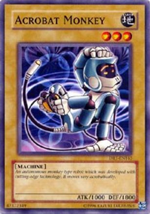 Acrobat Monkey (DR1-EN165) - Dark Revelation Volume 1 Unlimited - Premium Yugioh Single from Konami - Just $0.27! Shop now at Game Crave Tournament Store